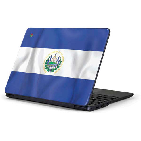 El Salvador Flag Samsung Chromebook Skin